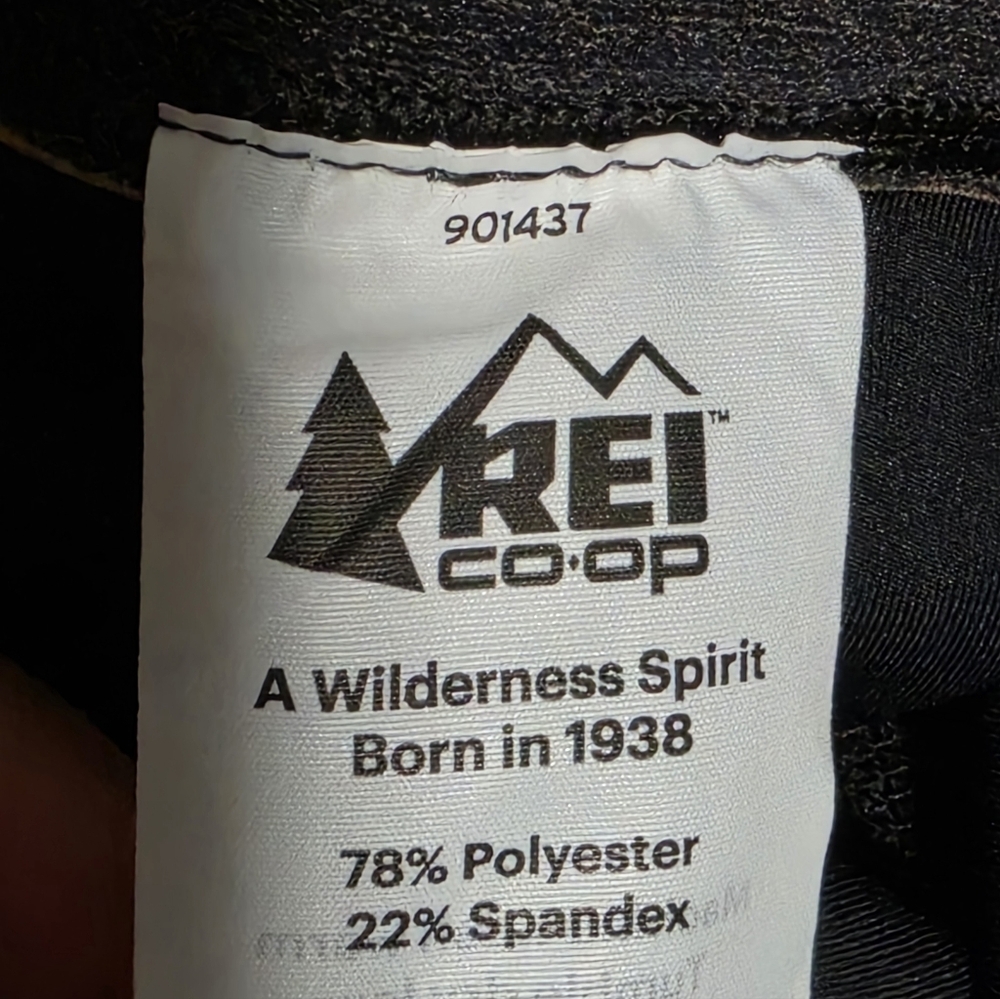 REI CO-OP On The Trail Running Tights Mens Large Black Athletic Training Hiking - Picture 9 of 10